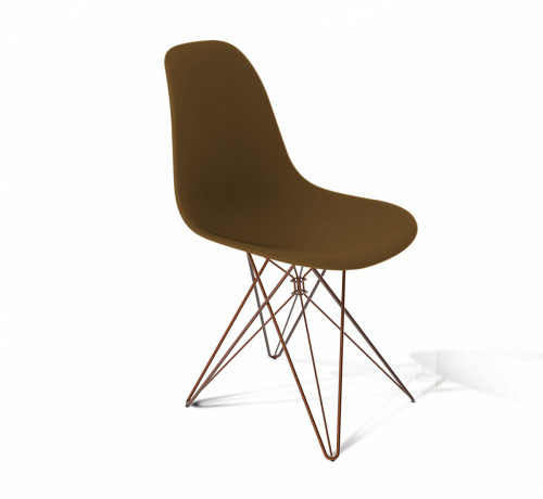 стул dsr коричневый s50 (eames style) в Самаре