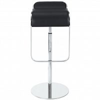 барный стул lem style piston stool черная кожа в Самаре