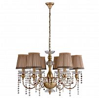 подвесная люстра crystal lux alegria sp6 gold-brown в Самаре