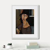 картина: jeanne hebuterne (au chapeau), 1917г. в Самаре