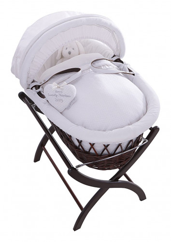 колыбель-переноска premium moses basket темная, белое белье в Самаре