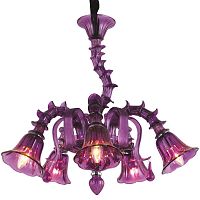 подвесная люстра arte lamp corno a8023lm-5cc фиолетовая в Самаре