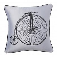 подушка с ретро-велосипедом retro bicycle grey в Самаре