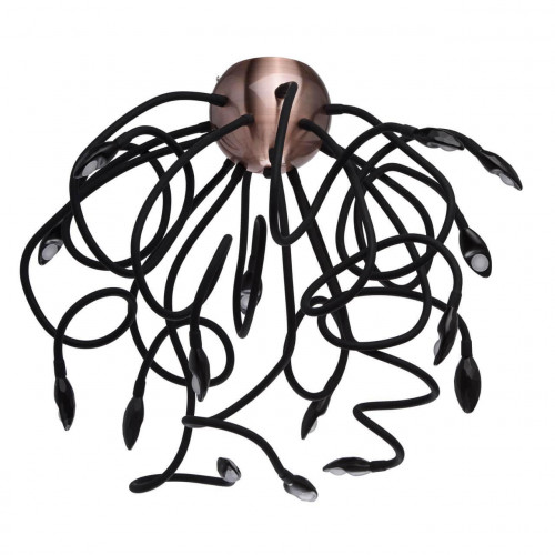 потолочная светодиодная люстра de markt зиген 646011015 черная в Самаре