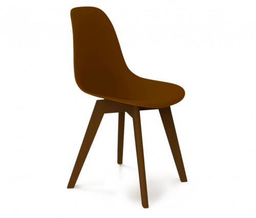 стул dsw коричневый s39 (eames style) в Самаре