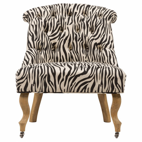 кресло amelie french country chair черно-белое в Самаре