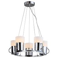 подвесная люстра arte lamp brooklyn a9484sp-5cc хром в Самаре