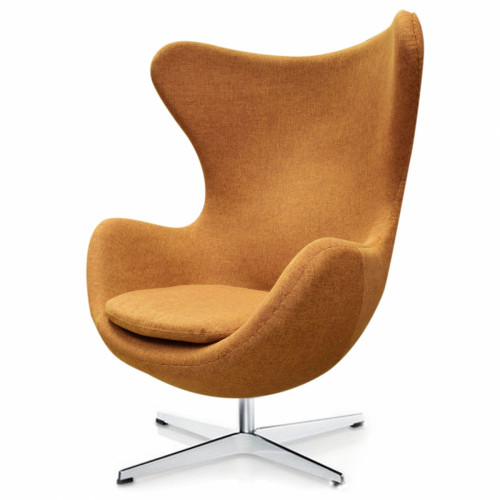 кресло egg chair темно-коричневое в Самаре