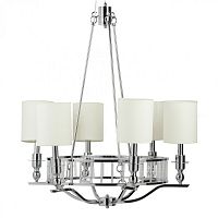 люстра easton light chandelier хром, бежевая в Самаре