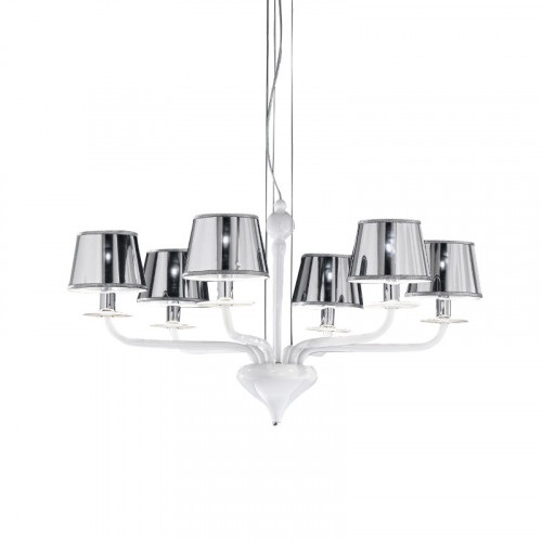 люстра 2010/6 fu от sylcom хром/дымчатая в Самаре