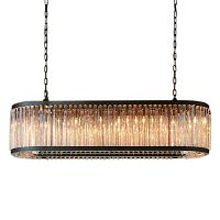 люстра welles l125 черная, прозрачное стеко в Самаре