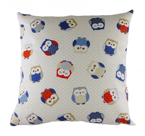 подушка с принтом owl print blue в Самаре