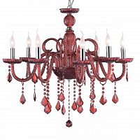 подвесная люстра ideal lux giudecca sp8 rosso в Самаре