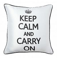 подушка с надписью keep calm and carry on в Самаре