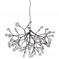 подвесная люстра crystal lux evita sp63 black/transparent в Самаре