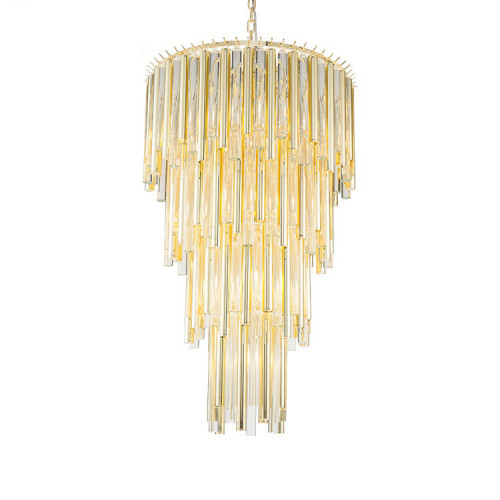 люстра gigi 13 gold от delight collection прозрачная/золото в Самаре