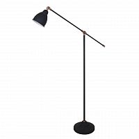 торшер arte lamp braccio a2054pn-1bk в Самаре