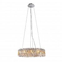 подвесная люстра crystal lux lirica sp10 d610 chrome в Самаре