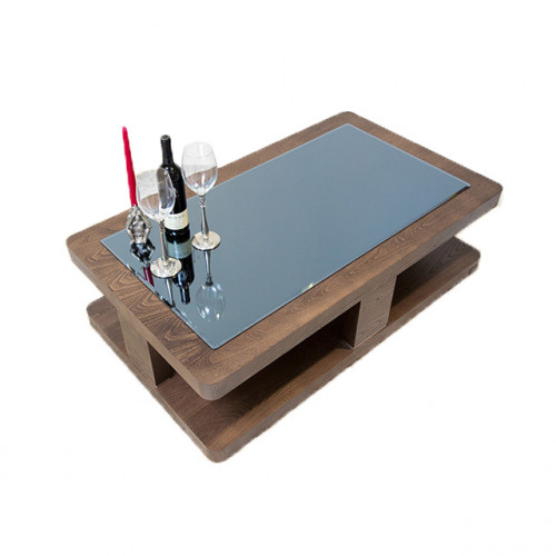 стол журнальный vision glass коричневый в Самаре