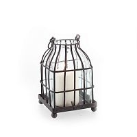 подсвечник-фонарь металлический со стеклом bird in cage i, 15 см в Самаре