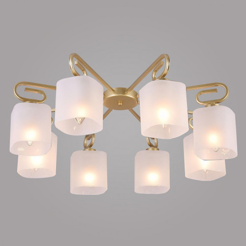 потолочная люстра eurosvet camila 30143/8 латунь в Самаре