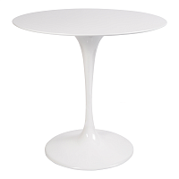 стол eero saarinen style tulip table top mdf d80 глянцевый белый в Самаре