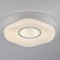 потолочный светодиодный светильник eurosvet shine 40011/1 led белый в Самаре