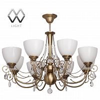 подвесная люстра mw-light фелиция 347016608 белая в Самаре