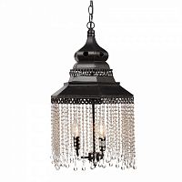 люстра подвесная черная с хрустальными подвесками chandelier в Самаре