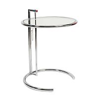 стол журнальный eileen gray style cocktail table e-1027 прозрачный в Самаре