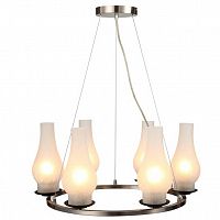 подвесная люстра arte lamp lombardy a6801sp-6br белая в Самаре