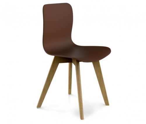 стул dsw коричневый s42 (eames style) в Самаре