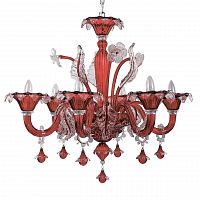 подвесная люстра ideal lux ca vendramin sp6 rosso в Самаре