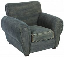 кресло san francisco denim armchair серое в Самаре