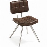 стул lola seat pu brown ножки из нержаеющей стали c589u09 от la forma (ex julia grup) в Самаре