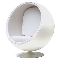 кресло eero ball chair белое в Самаре