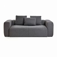 диван blok sofa 2 темно-серый от la forma (ex julia grup) в Самаре