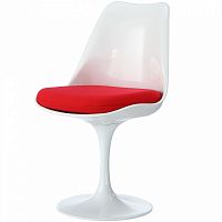 стул eero saarinen style tulip chair красная подушка в Самаре