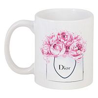 кружка с рисунком dior peonies в Самаре