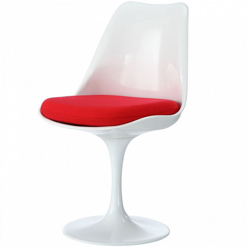 стул eero saarinen style tulip chair красная подушка в Самаре