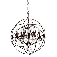 люстра foucault's orb crystal (64*60*50) коричневая в Самаре