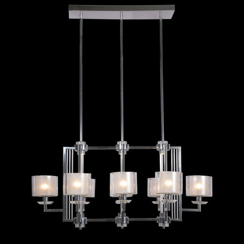подвесная люстра newport 4408/s chrome в Самаре