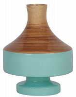 ваза настольная rustic chic vase wood blue в Самаре